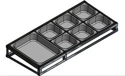 ПОДСТАВКА ПОД ГАСТРОЕМКОСТИ ЗАКРЫТАЯ KAYMAN RIGA ПГЗО-824/351