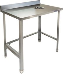 СТОЛ ДЛЯ СБОРА ОТХОДОВ ПРИСТЕННЫЙ  KAYMAN СП-455/0906 П